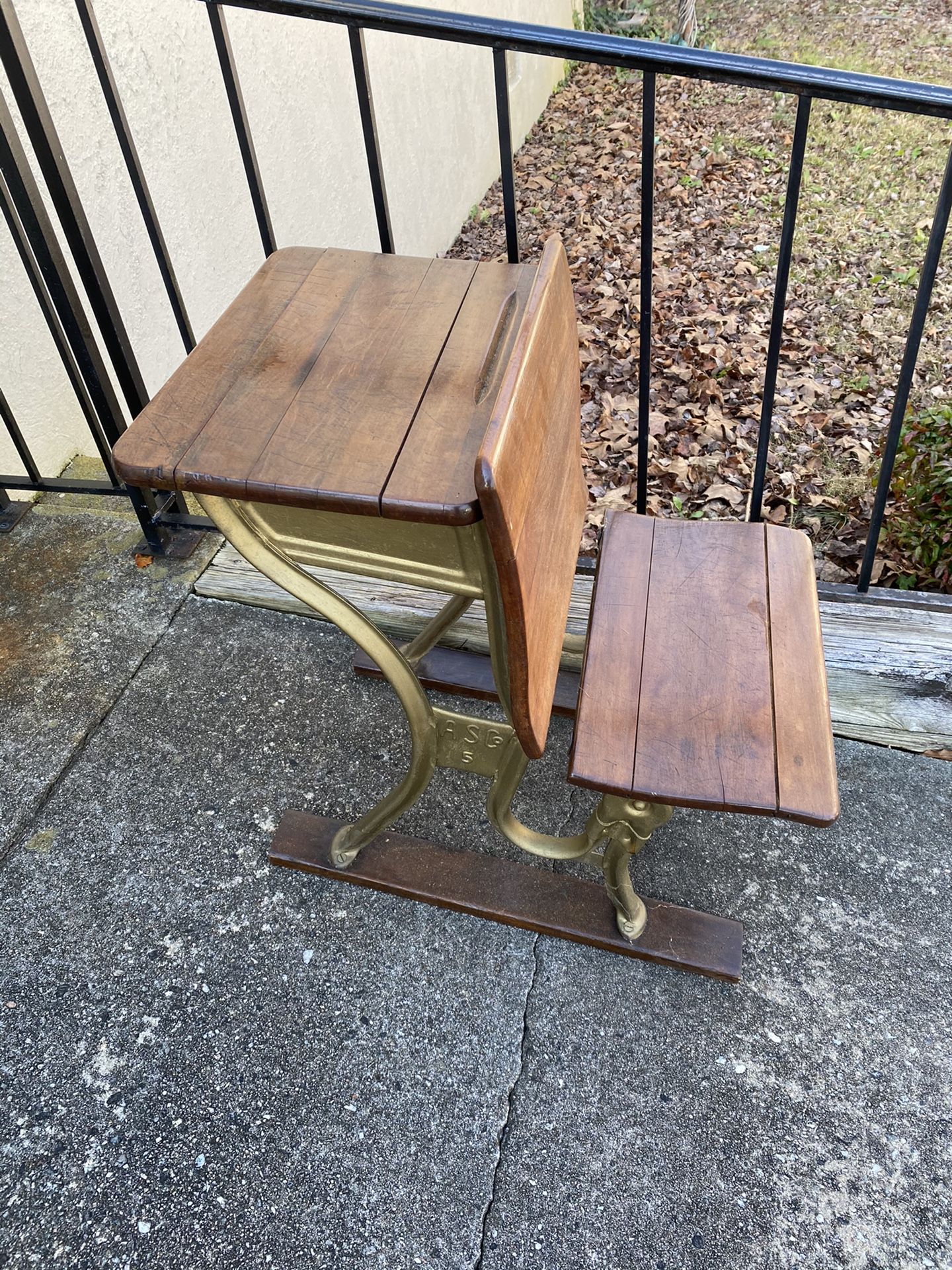 School Desk Vintage