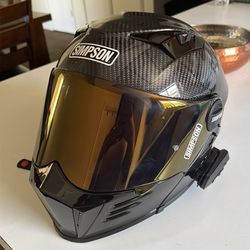 Simpson helmet M with head set