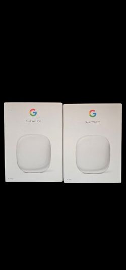 Google Nest Wifi Pro Wi-Fi 6E Router Mesh System - Snow (2-Pack)