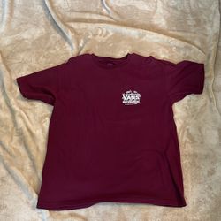 Vans "Growth Comes From Within" Graphic Tee - Burgundy