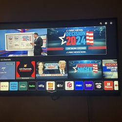 43” LG Smart TV + Tv Mount 
