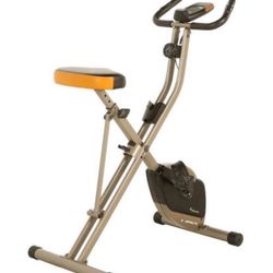 🔥 Gold Heavy-Duty Foldable Exercise Bike – 400 lbs Capacity | Brand New in Box 💪🚴‍♂️