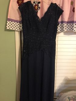Vestido azul marinó
