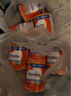 Similac sensitive 6 cans for $60 dollars