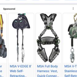 Msa Full-body/ 8" Double Retractable Lifeline