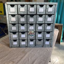 Galvanized Cubbies 