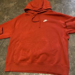 Red Nike Hoodie 