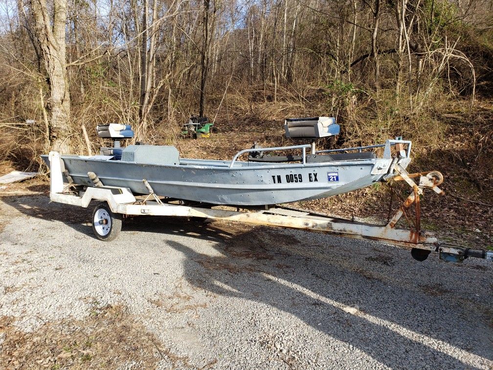 16 foot John boat (wide body)