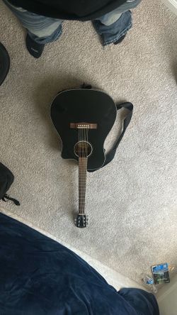fender- guitar, black