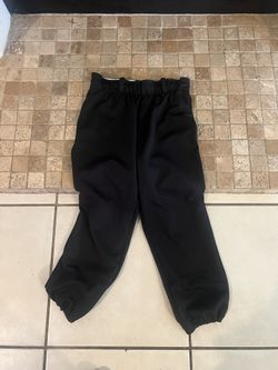 Youth XL Black Baseball Pants