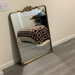 Gold Antique Style Mirror