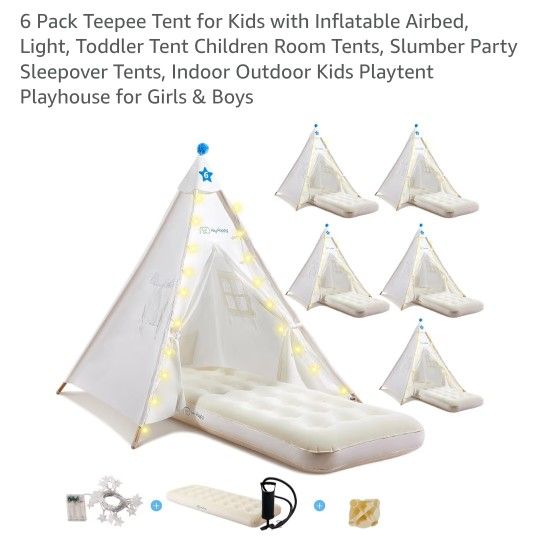 6 Pack Teepee Tent