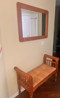 Bench And Mirror