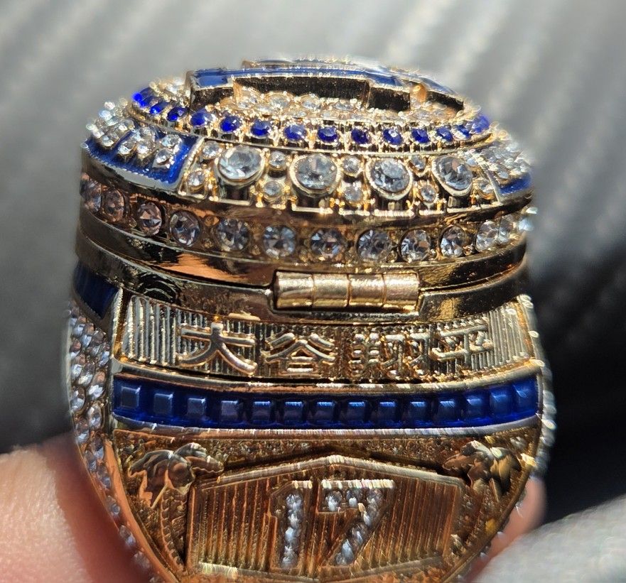 Kanji OHTANI world Series Champions Ring