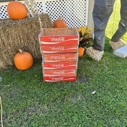 Vintage Coca Cola Crates 