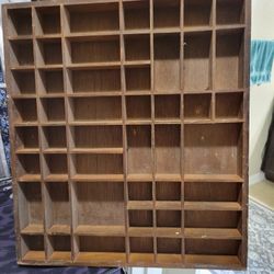 Printers Box Shadow Box 