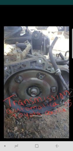 Transmission toyota corolla 05