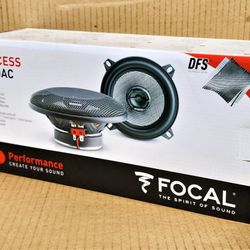 Focal Performance 130AC FiberGlass Car Speakers 5 1/4" 2-Way Coaxial Speaker System 100 Watts 🚨 Payment Options Available 🚨 No Credit Needed 🚨 