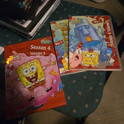 SpongeBob Season 4 Volume 1 And 2 Dvd Discs