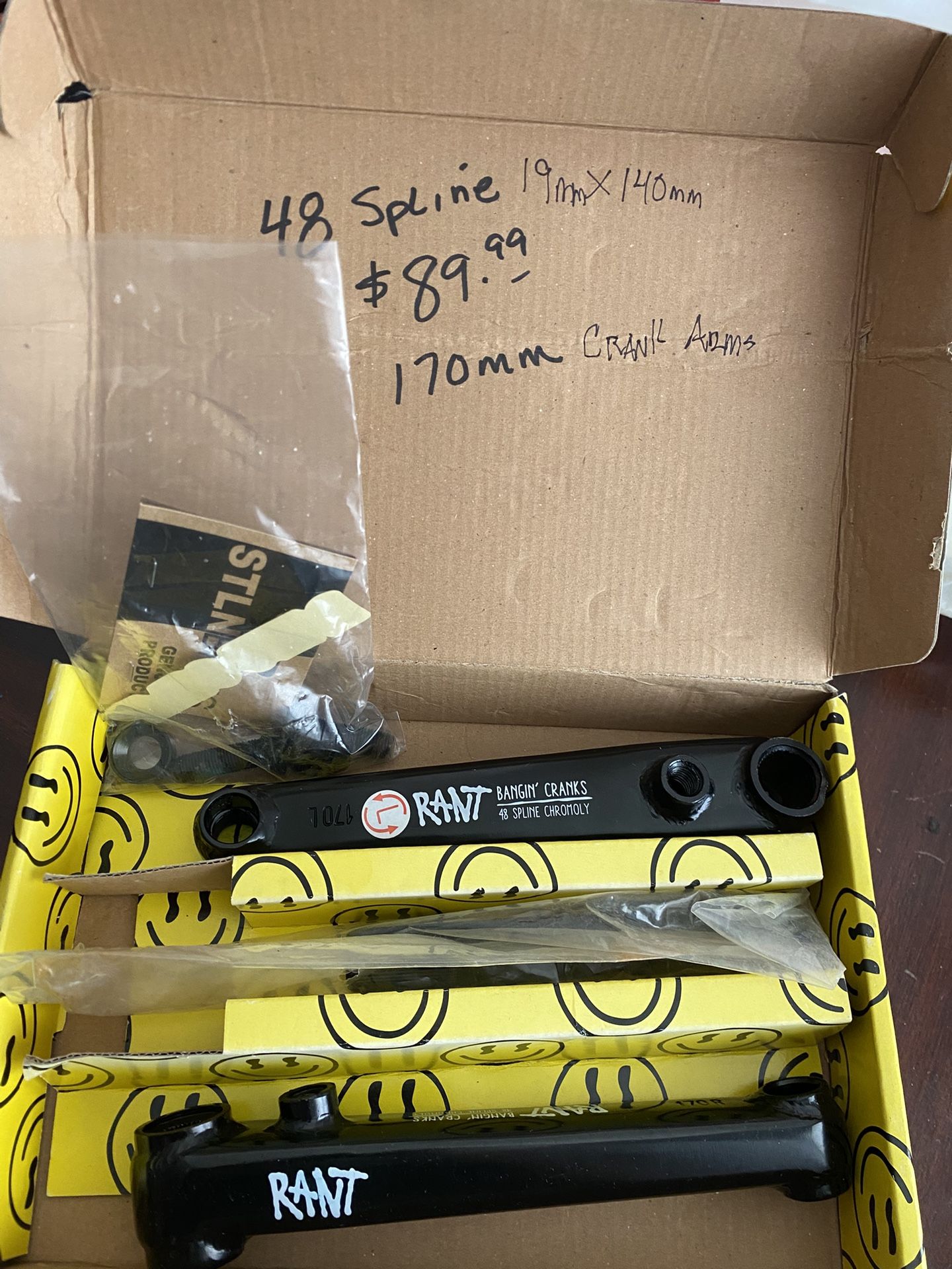 Bmx Cranks 48 Spline 