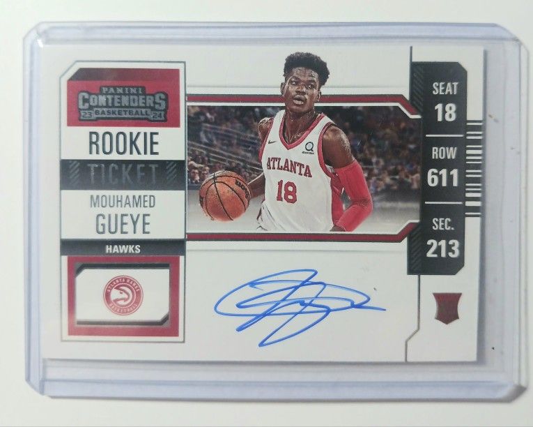Really Nice Pair Of Mouhamed Gueye Rookie, Auto Cards MINT