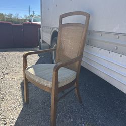 Drexel Woodbriar Collection Rustic European Dining Arm Chair