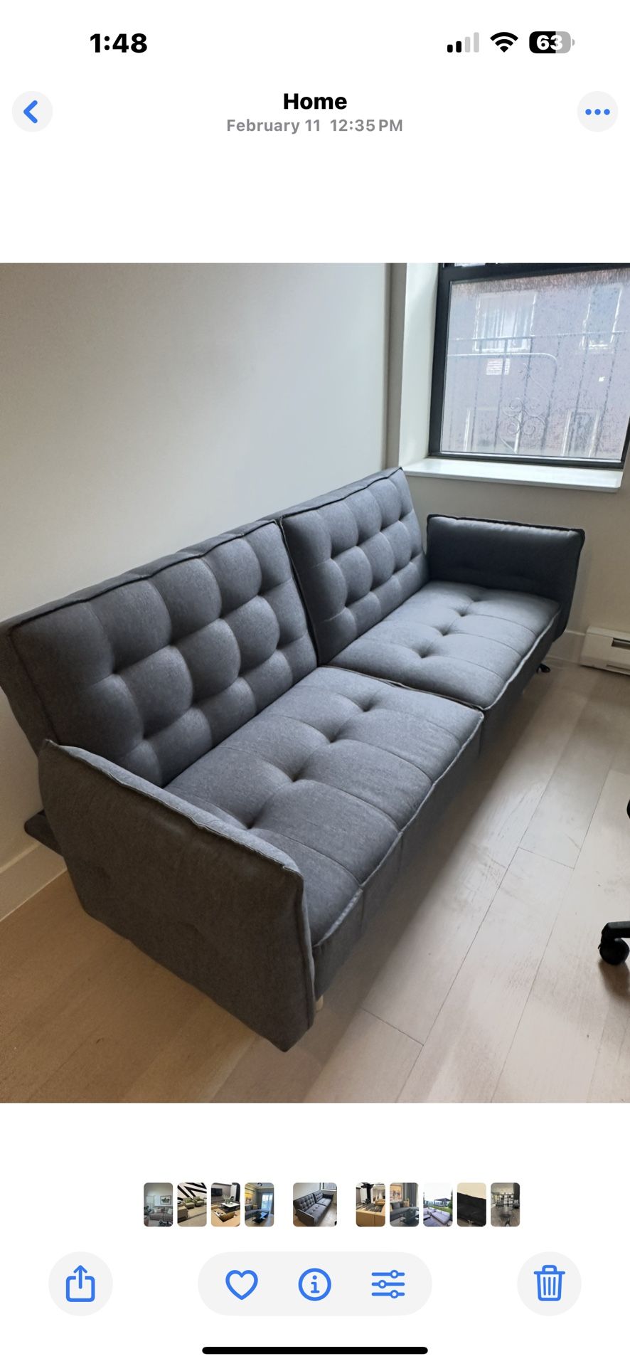 Futon couch