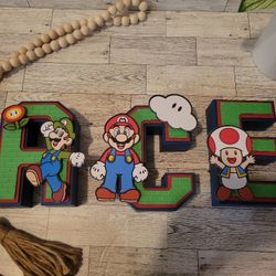 3D Cardstock Letters