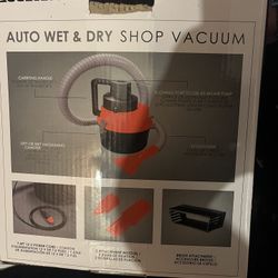 Acceler8 auto wet & dry shop vacuum 