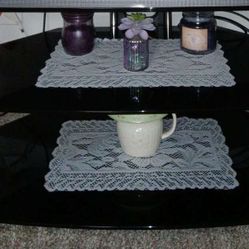 3 TIER GLASS TV STAND