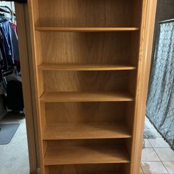 Oak Bookcase Bookshelf 