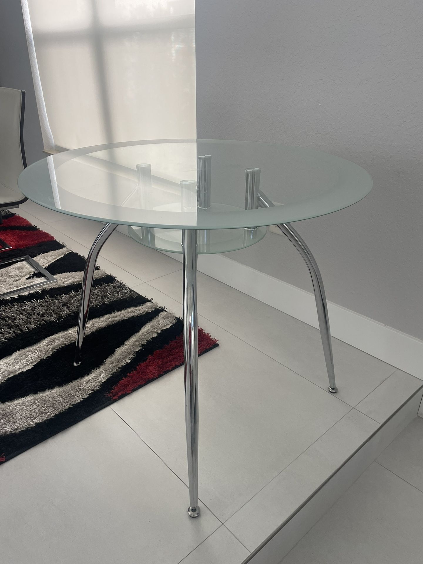 Glass Breakfast Table