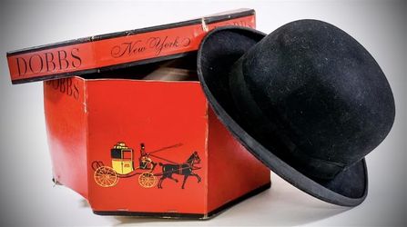 SALE!  Vintage Dobbs Fifth Avenue Derby Hat with Original Hat Box