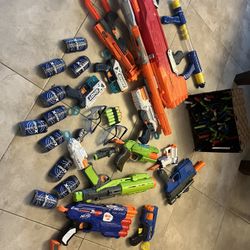 Nerf guns Lot