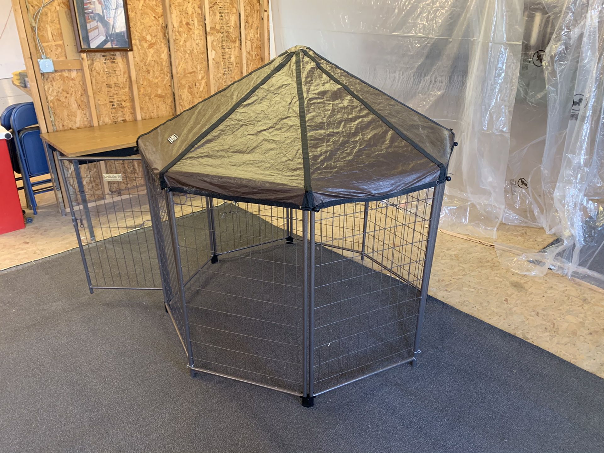 Kennel for cat or dog. Brand new and never used. Brand new is $129 on amazon. Asking $85.00