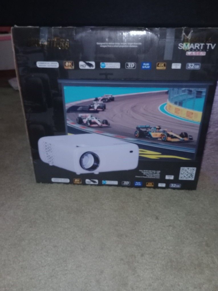 BrightEra 8k 3D Smart Projector 70" To 800" Screen 