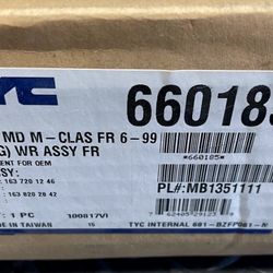 TYC Front RH Window Regulator & Motor Assy 