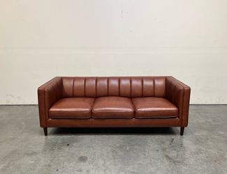 Living Spaces, Tara Leather Sofa