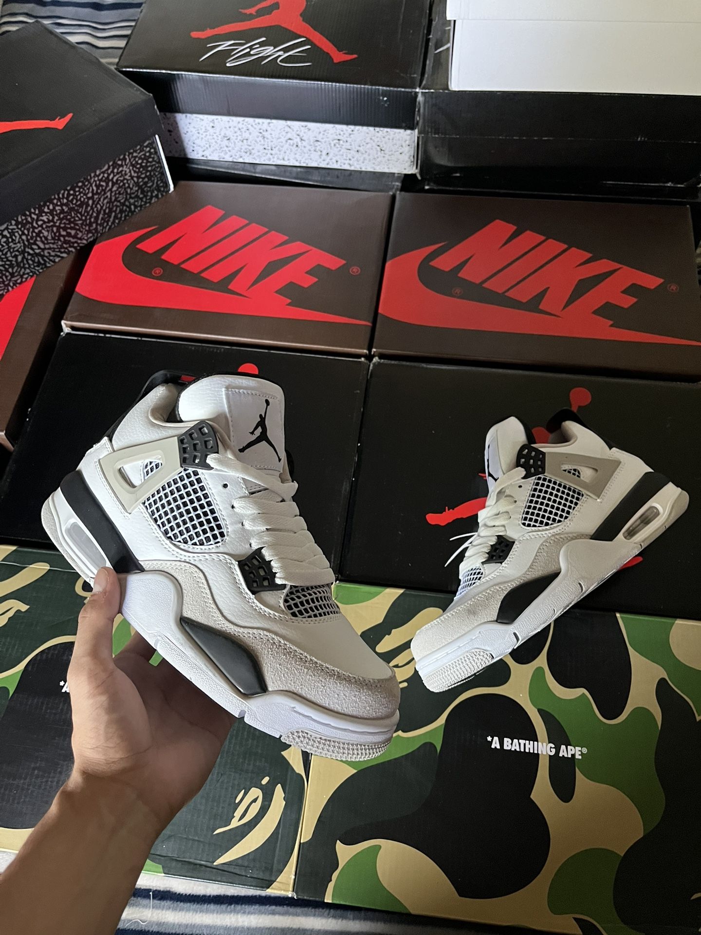 Jordan 4 Retro “Military Black”,All Products : American Fashion Style Bags On Sale