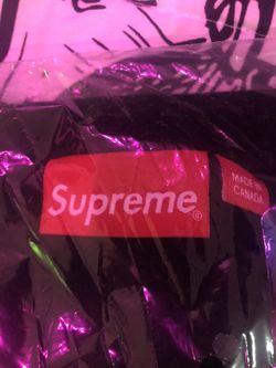 Supreme cutout box logo black size XL