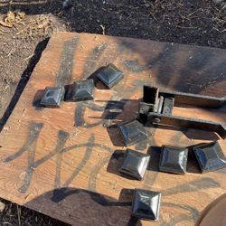 Ornamental, iron, close cap and strong arm