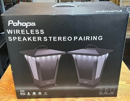 POHOPA EF-B210G Bluetooth Wireless Lantern Speaker Set