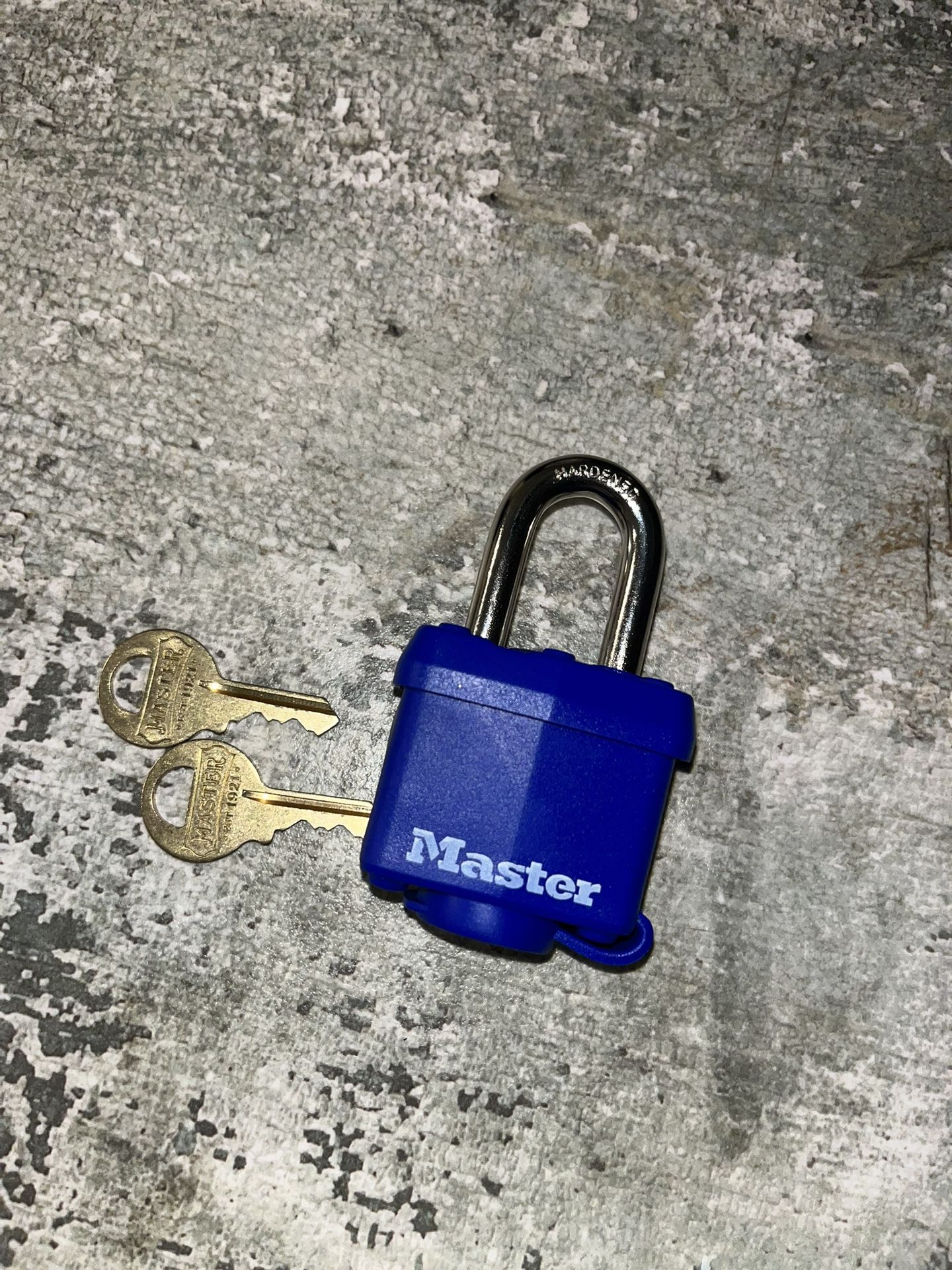 Weatherproof Master Lock with 2 Keys