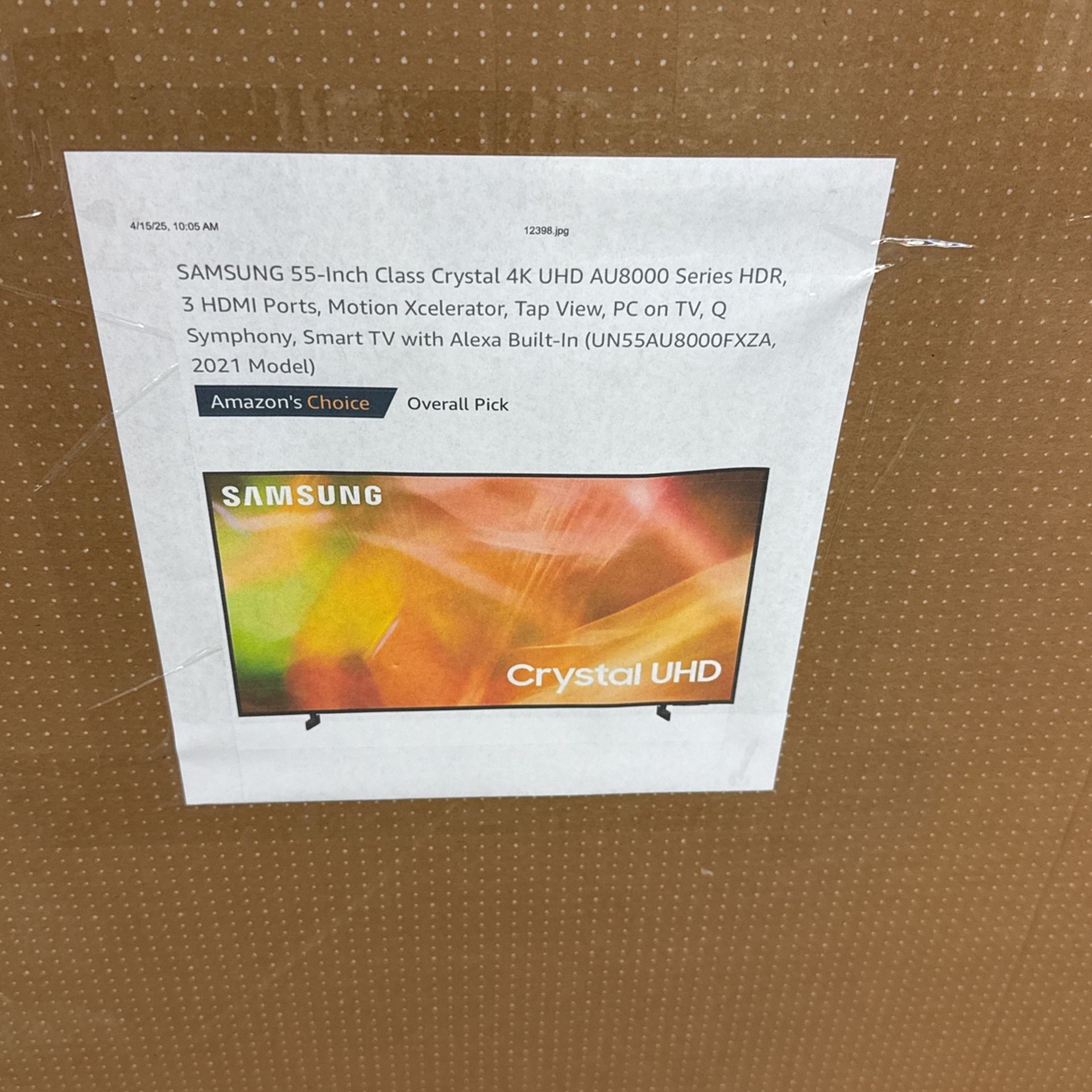 Samsung Crystal UHD 55”