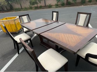Dining Table Set with 6 Chairs