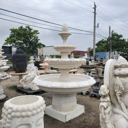 Concrete Water Fountain / Cement Backyard Garden Outdoor Fountains