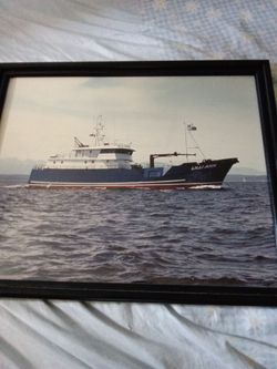 Framed Photo of Ship Lilli Ann