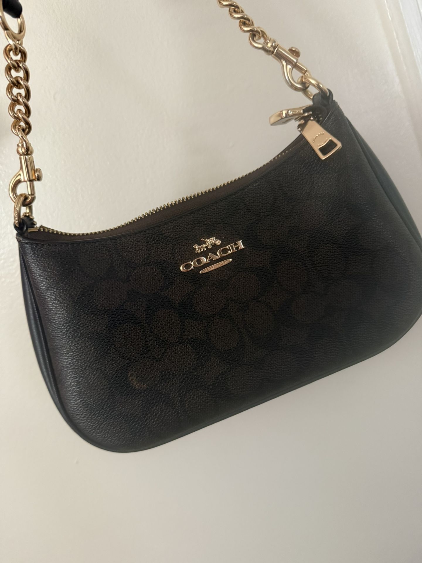 Coach Teri Shoulder Bag In Signature Canvas