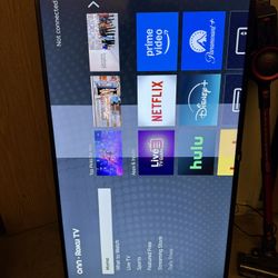 READ THE DESCRIPTION 50” Tv Onn Roku 