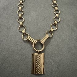 DANNIJO Elisa Gold Statement Necklace 